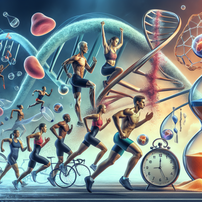 Lien entre athlètes professionnels et vieillissement épigénétique