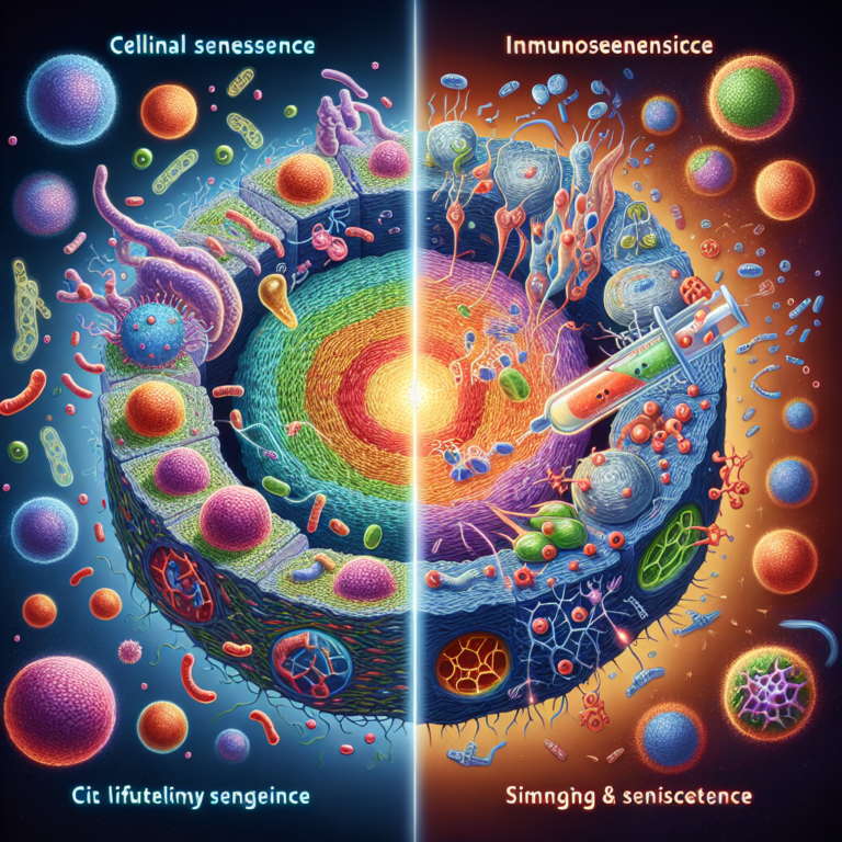 La sénescence cellulaire et l’immunosénescence pour contrer le vieillissement