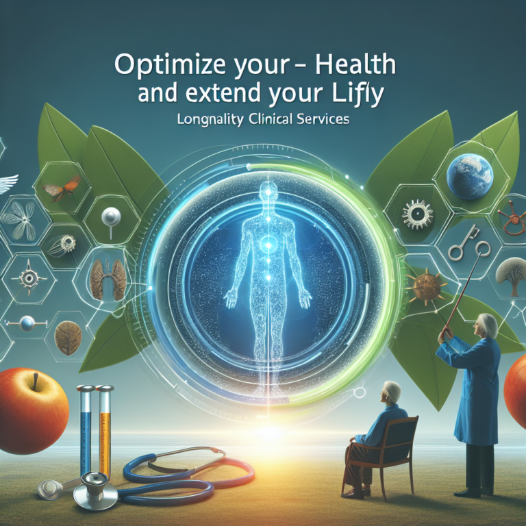 Optimisez votre santé et prolongez votre vie : les services cliniques de longévité