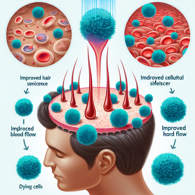 « Croissance capillaire améliorée en réduisant la sénescence cellulaire »