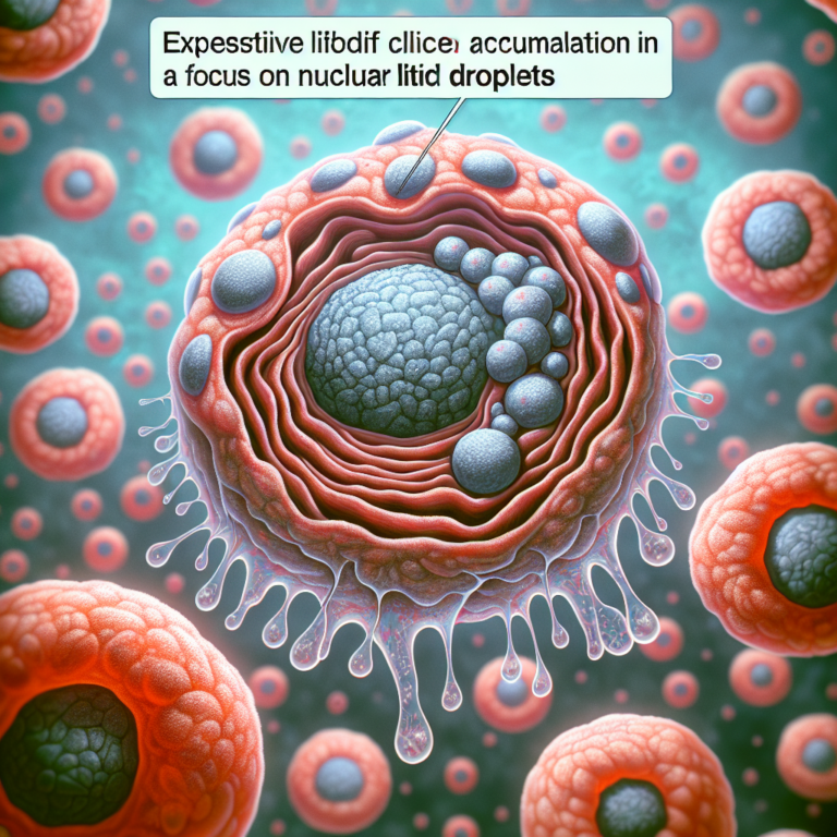 « Les excès anormaux de lipides dans le vieillissement : un regard sur les gouttelettes lipidiques nucléaires »