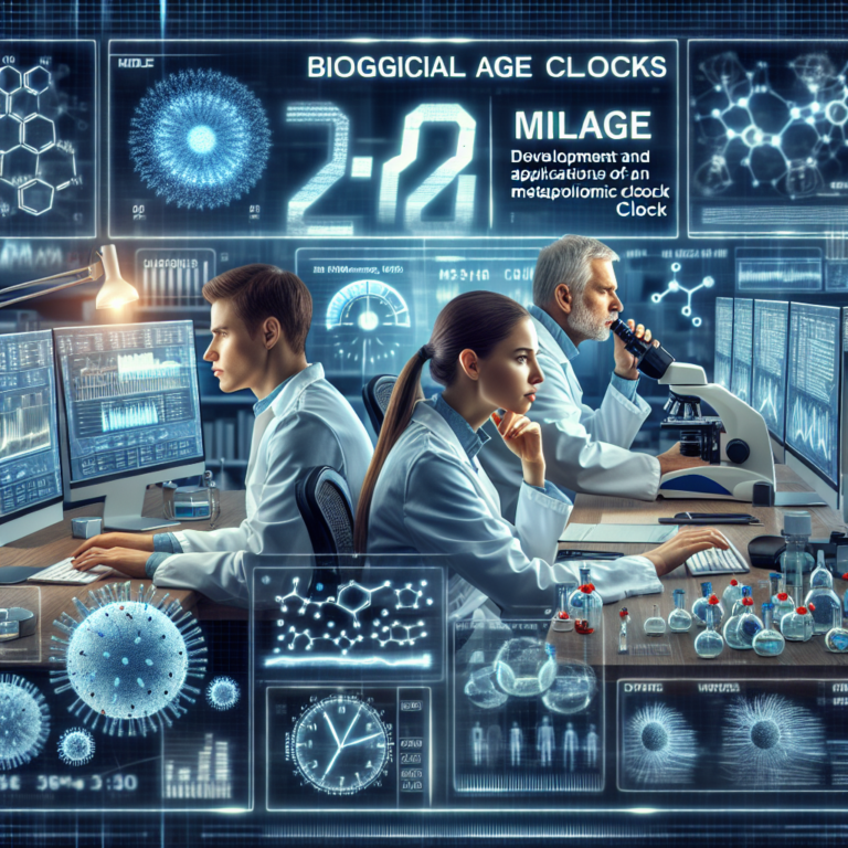 Horloges d’âge biologiques : Développement et applications de MileAge, une horloge métabolomique innovante