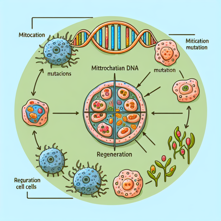 Impact des mutations de l’ADN mitochondrial sur le vieillissement et la régénération cellulaire