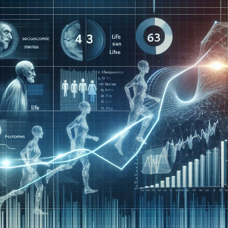 Corrélations entre Espérance de Vie, Statut Socioéconomique et Vieillissement