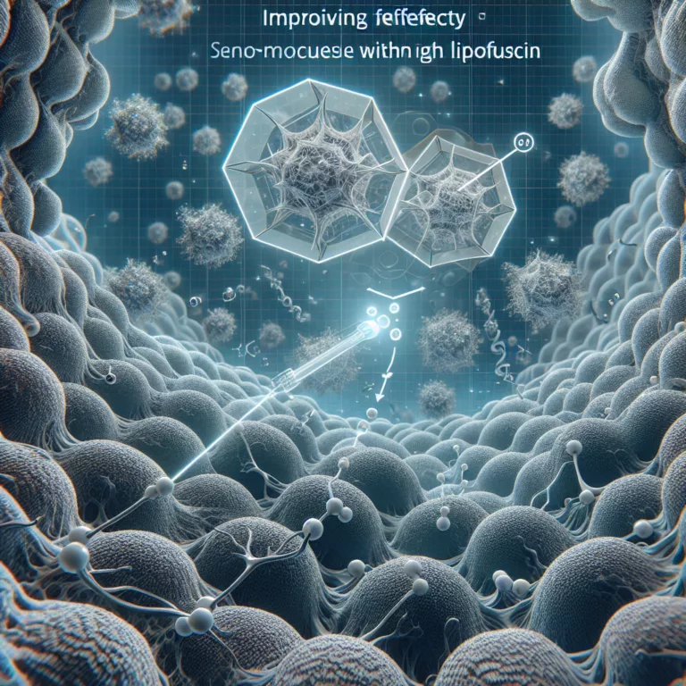 Amélioration de l’efficacité des molécules senolytiques grâce à l’interaction avec la lipofuscine