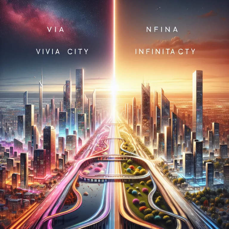 Vitalia se divise en deux nouvelles entités : Viva City et Infinita City