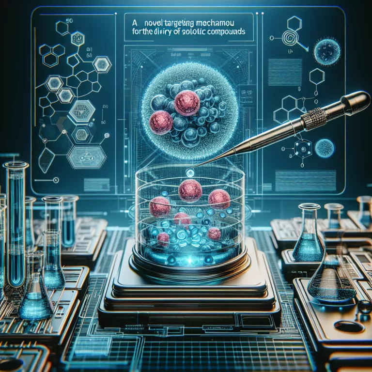 Nouveau mécanisme de ciblage pour la livraison de composés sénolytiques