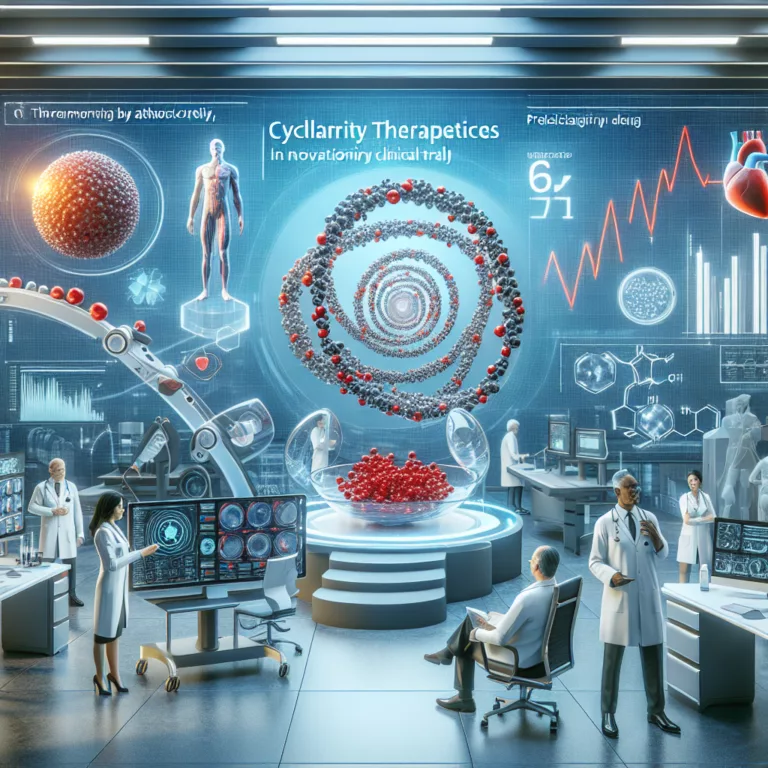 Cyclarity Therapeutics : Essai clinique révolutionnaire contre l&rsquo;athérosclérose