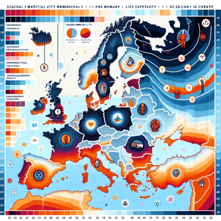 Impact de la mortalité saisonnière sur l’espérance de vie en Europe