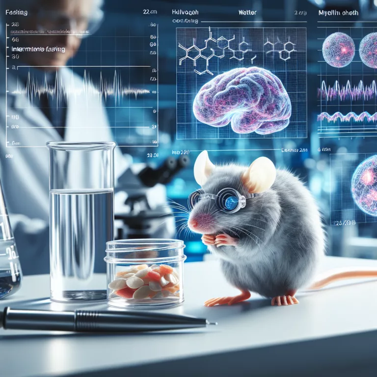 Impact du jeûne intermittent sur la myélinisation et la fonction neuronale chez les souris âgées