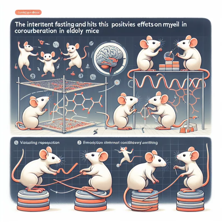 Le jeûne intermittent et ses effets positifs sur la myéline et la coordination chez les souris âgées