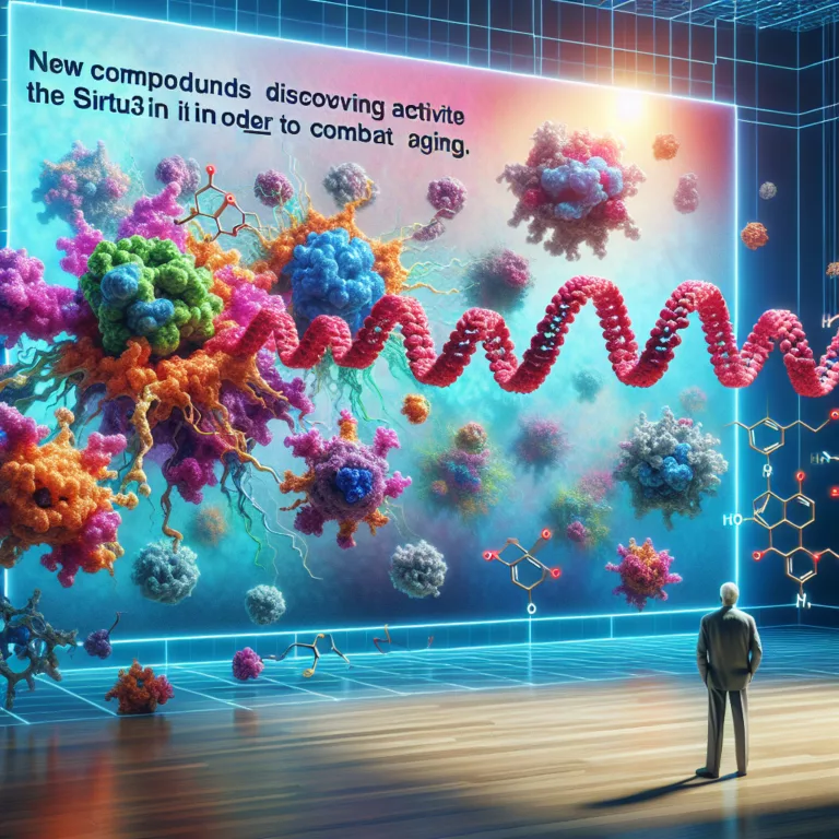 Découverte de nouveaux composés pour activer la sirtuine SIRT3 et lutter contre le vieillissement