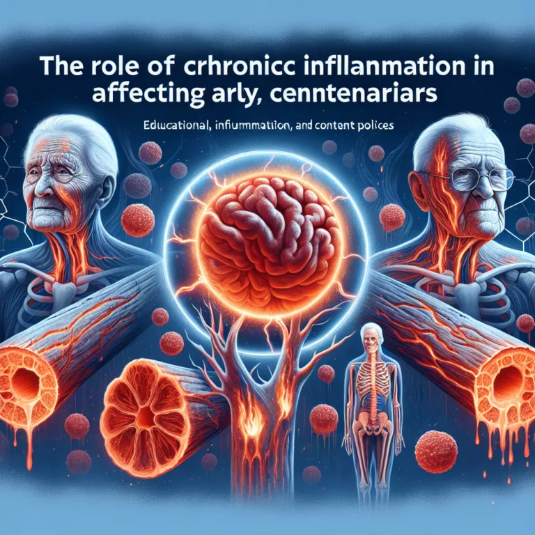 Rôle de l’inflammation chronique dans l’atteinte de la longévité exceptionnelle chez les centenaires