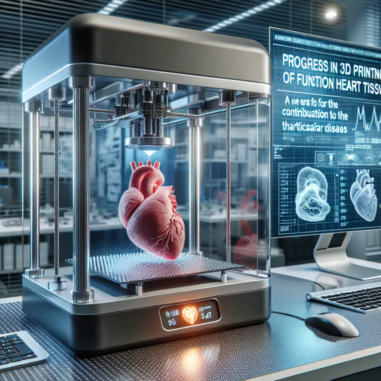 Avancées dans l’impression 3D de tissus cardiaques fonctionnels : une nouvelle ère pour le traitement des maladies cardiaques