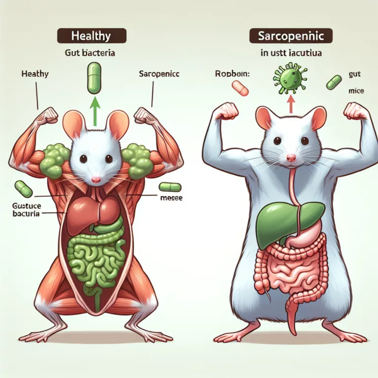 L’impact des bactéries intestinales sur la santé musculaire et la sarcopénie chez les souris