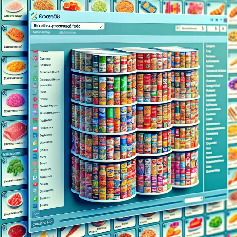 GroceryDB : Une nouvelle base de données sur les aliments ultra-transformés