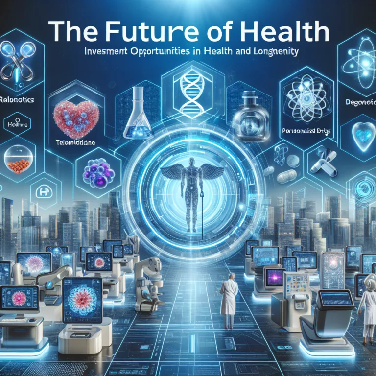 L’avenir de la santé : Opportunités d’investissement dans la santé et la longévité