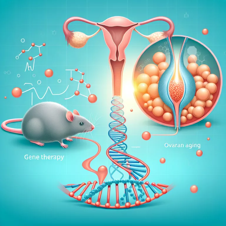 Impact de la thérapie génique sur le vieillissement ovarien chez les rates