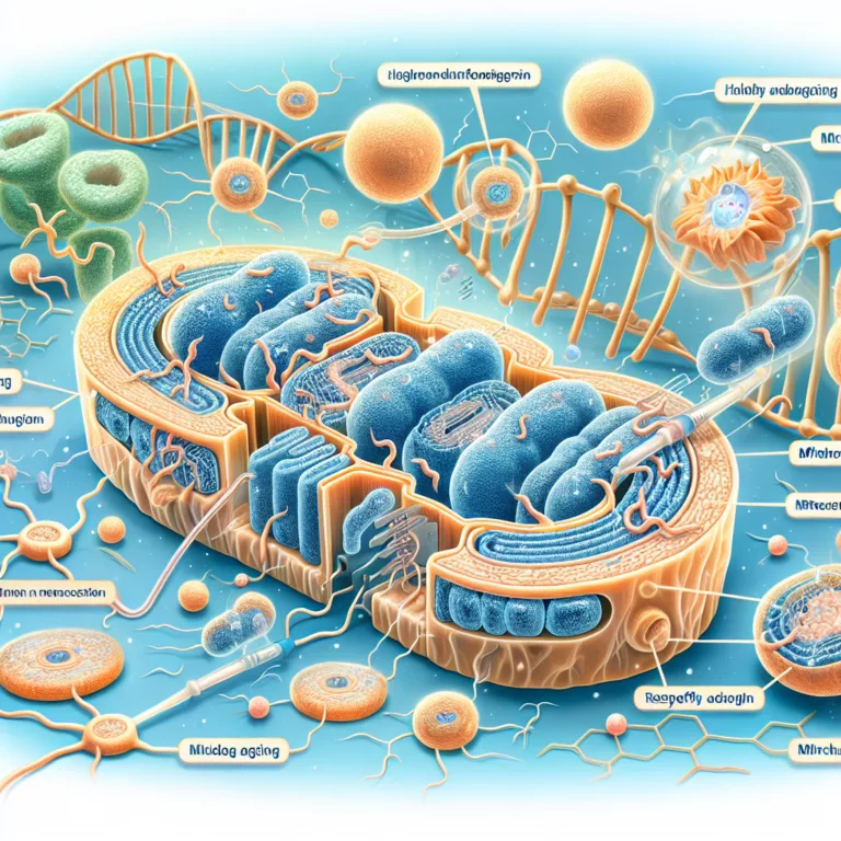 Rôle et régulation des mitochondries dans le vieillissement et les maladies liées à l’âge