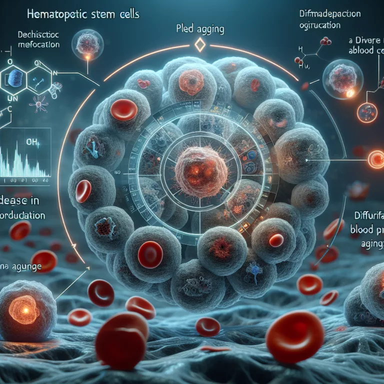 L’impact des cellules souches hématopoïétiques vieillissantes sur la production sanguine