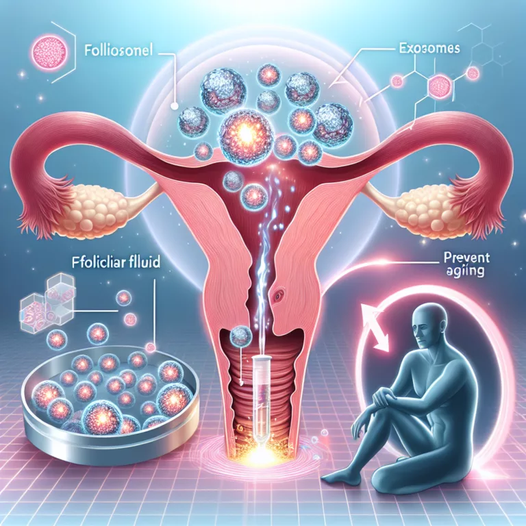 Thérapie par exosomes dérivés du liquide folliculaire et prévention du vieillissement ovarien