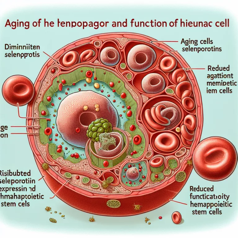 Impact du vieillissement sur l’expression des sélénoprotéines et la fonction des cellules souches hématopoïétiques