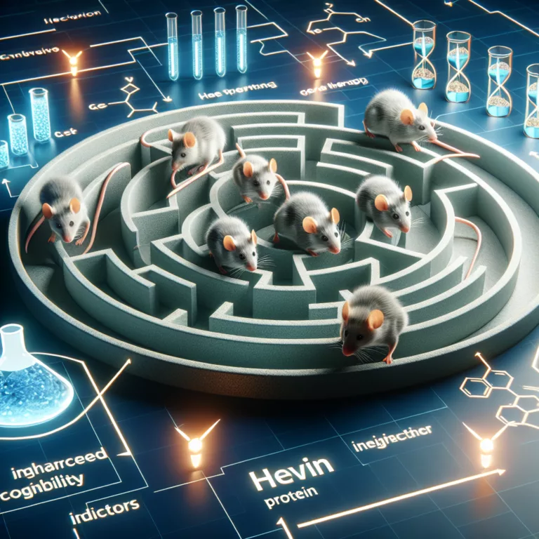 Amélioration des capacités cognitives chez les souris par la thérapie génique : Le rôle du Hevin
