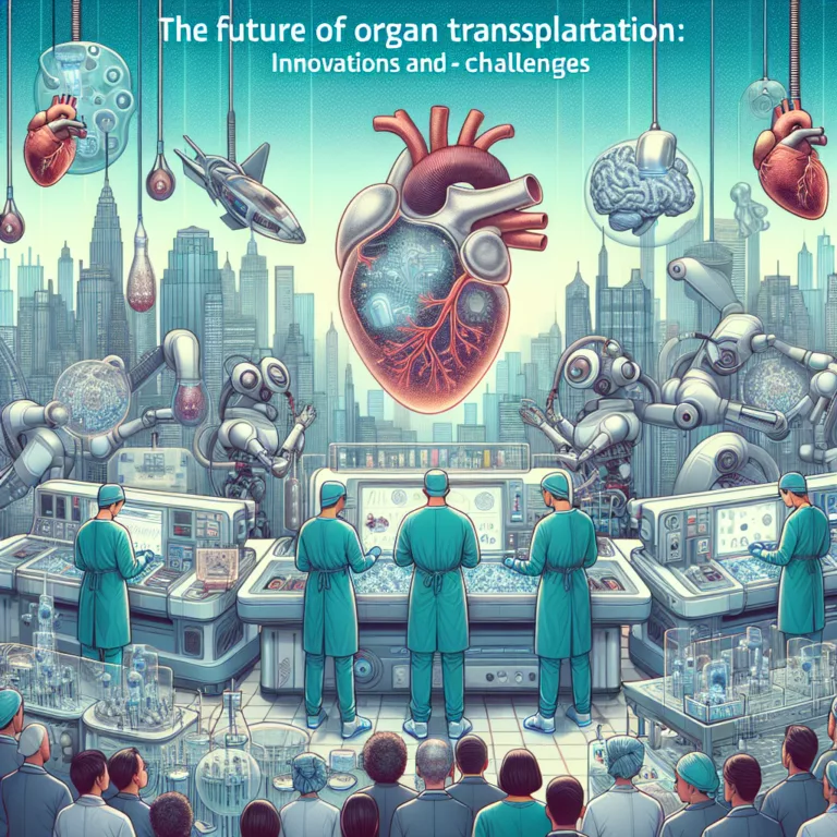 L’avenir de la transplantation d’organes : innovations et défis