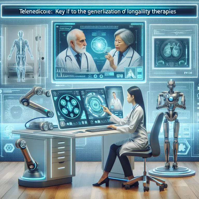La Télémédecine : Clé de la Généralisation des Thérapies de Longévité