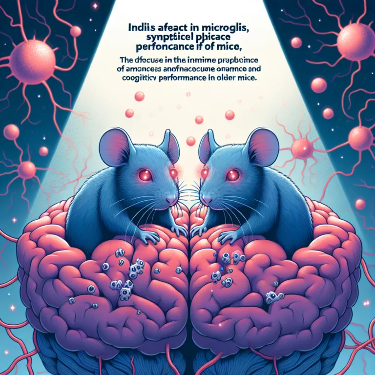 Impact de la Déplétion Partielle des Microglies sur la Plasticité Synaptique et la Performance Cognitive chez les Souris Vieillissantes