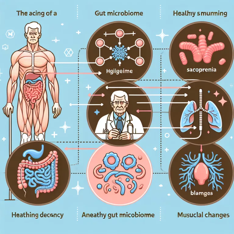 Lien entre le vieillissement du microbiome intestinal et la sarcopénie