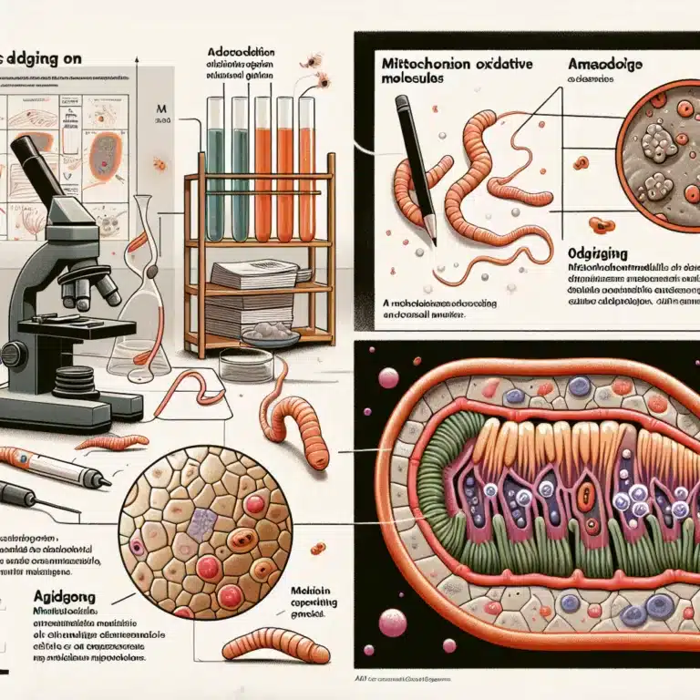 L’impact des molécules oxydatives mitochondriales sur le vieillissement : Étude sur les vers nématodes et leurs implications