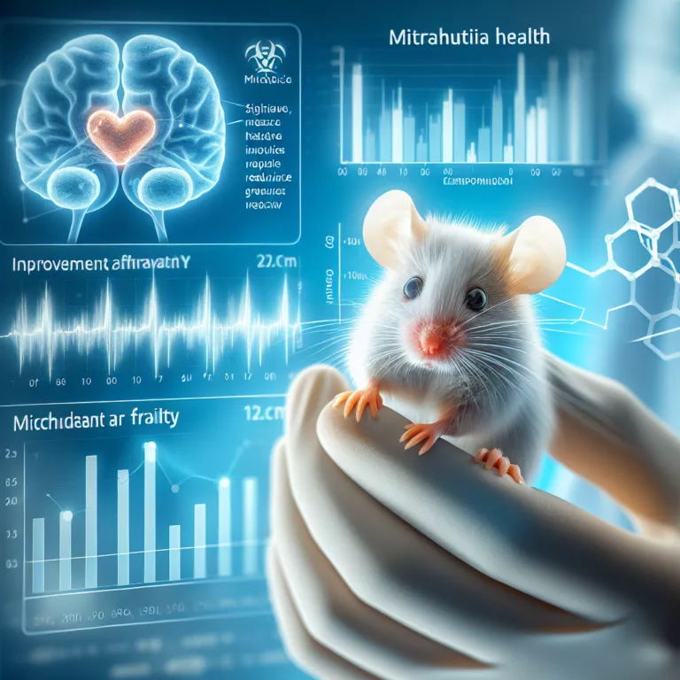 Les effets de l’elamipretide sur la santé mitochondriale et la fragilité chez les souris