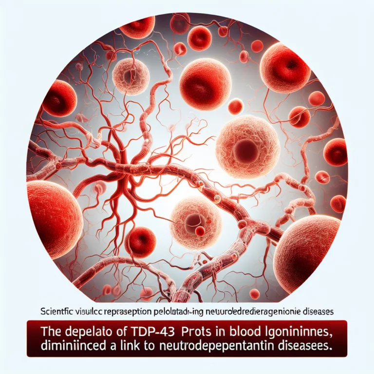 La Déplétion de TDP-43 dans les Vaisseaux Sanguins : Un Lien avec les Maladies Neurodégénératives