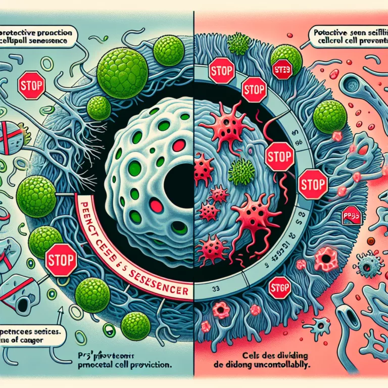 Le rôle protecteur du p53 dans la sénescence cellulaire et la prévention du cancer