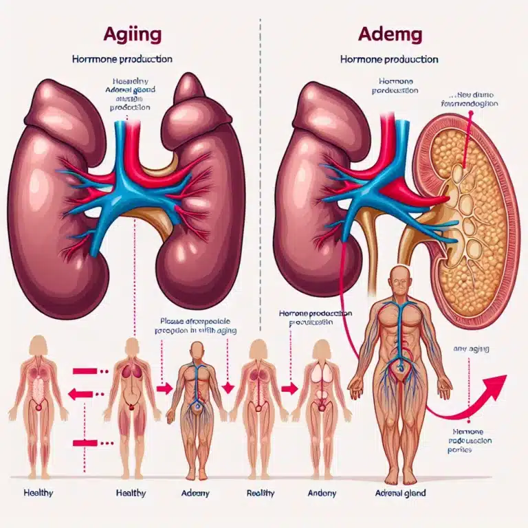 L’impact du vieillissement sur les glandes surrénales et leurs hormones