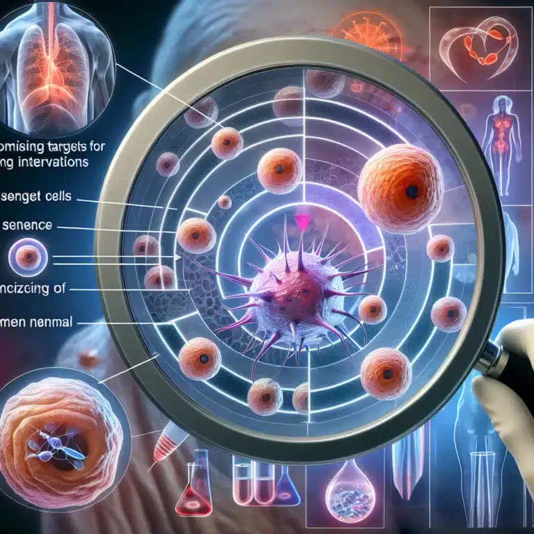 Les cellules sénescentes : Cibles prometteuses pour les interventions anti-âge