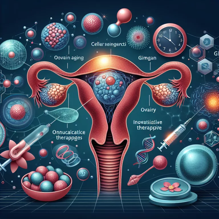 Le Vieillissement Ovarien et la Sénescence Cellulaire : Vers des Thérapies Innovantes