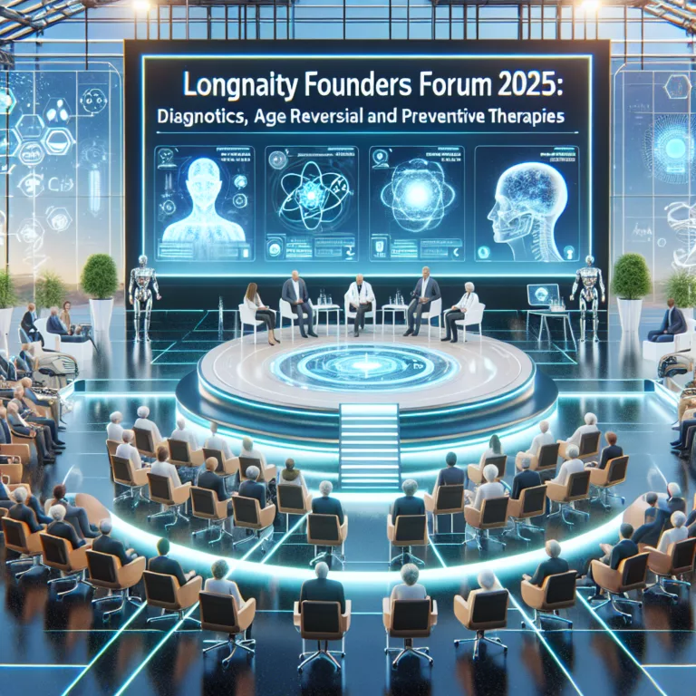 Forum de la Longévité des Fondateurs 2025 : Diagnostics, Réversion de l’Âge et Thérapeutiques Préventives