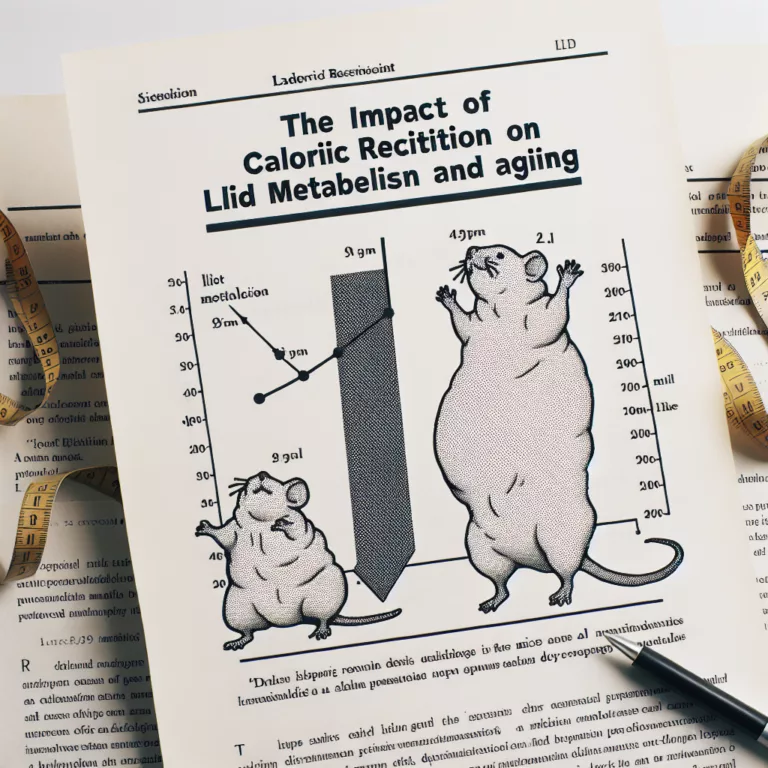 Impact de la restriction calorique sur le métabolisme lipidique et le vieillissement : Une étude sur les souris