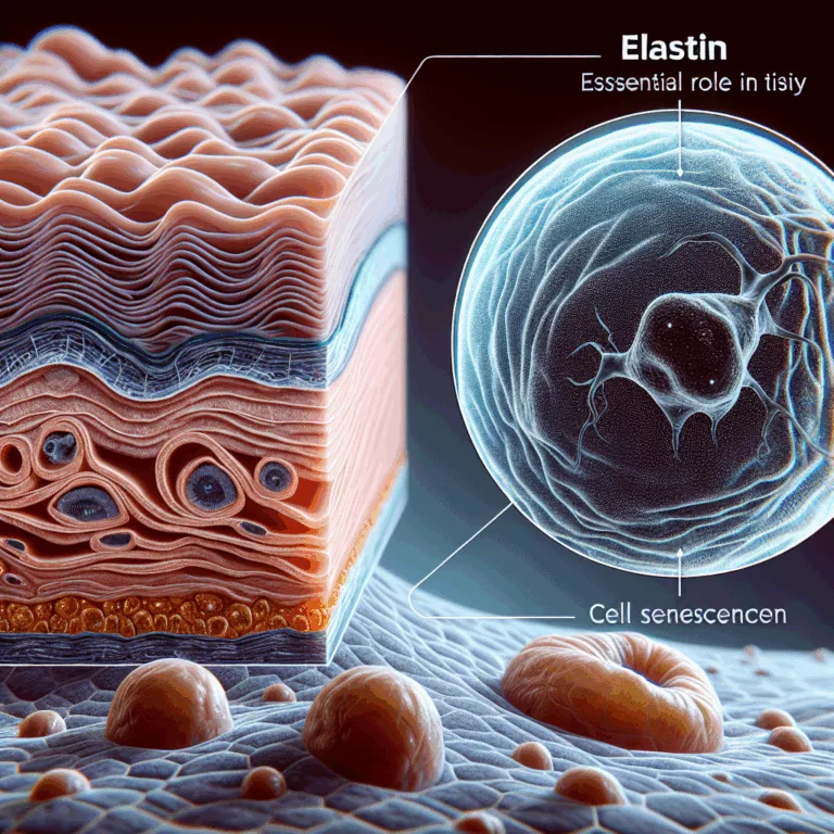 L&rsquo;Élastine : Rôle Essentiel dans l&rsquo;Élasticité Tissulaire et la Sénescence Cellulaire