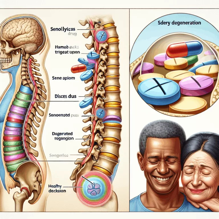 Efficacité des médicaments sénolytiques dans le traitement de la douleur lombaire et de la dégénérescence discale