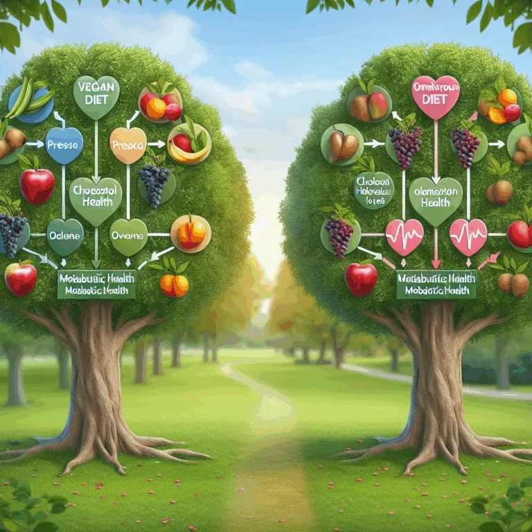 Impact des régimes végétalien et omnivore sur la santé métabolique