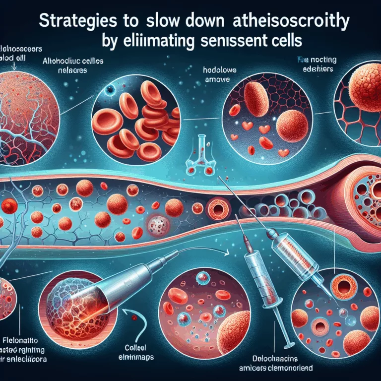 Stratégies pour ralentir l’athérosclérose par l’élimination des cellules sénescentes