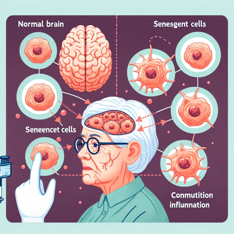 L’impact des cellules sénescentes sur l’inflammation cérébrale chez les personnes âgées après une chirurgie