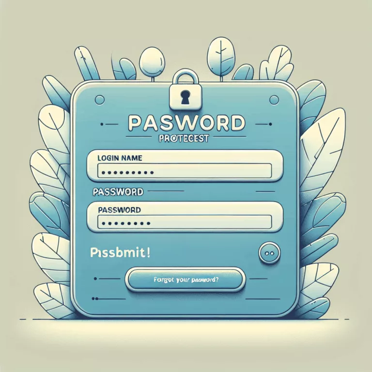 Formulaire de Protection par Mot de Passe