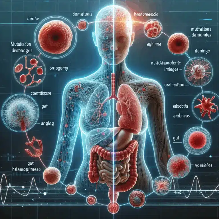 L’impact des dommages mutationnels et du microbiome intestinal sur l’hématopoïèse clonale et le vieillissement