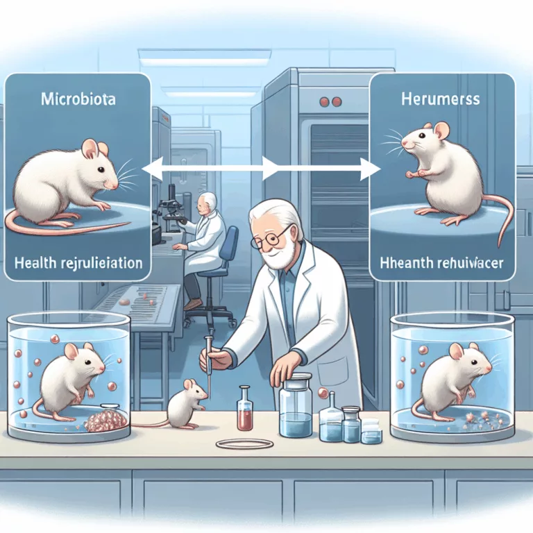 Transferts de Microbiote et Rajeunissement de la Santé chez les Souris Vieillissantes