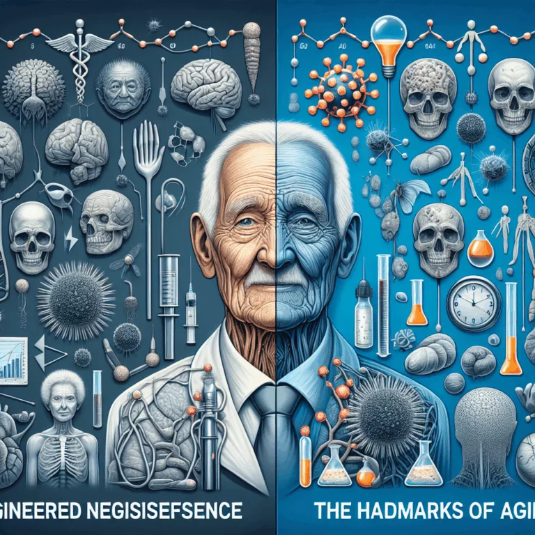 Analyse comparative des Stratégies pour une Sénescence Négligeable Ingénierie et des Hallmarks of Aging