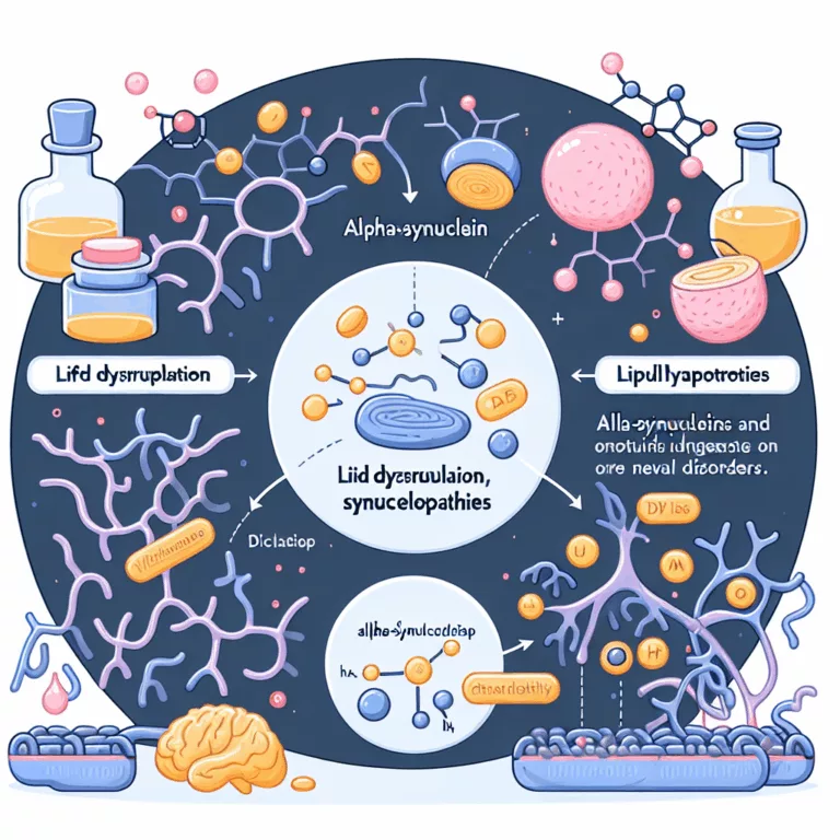 Rôle de l’alpha-synucléine dans la dysrégulation lipidique et les synucléinopathies